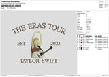 Ts Tour V1 Embroidery File 6 sizes