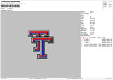 TT Logo Embroidery File 6 sizes