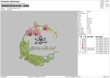 Flowers 1602 Embroidery File 6 sizes