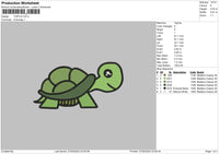 Turtle v2 Embroidery