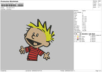 the calvin 01 Embroidery