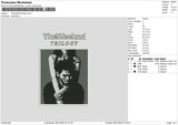 Theweeknd Bnw Embroidery File 6 sizes