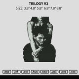 Trilogy V2 Embroidery File 6 sizes