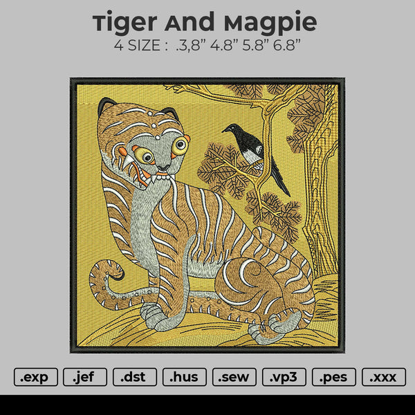 Tiger And Magpie