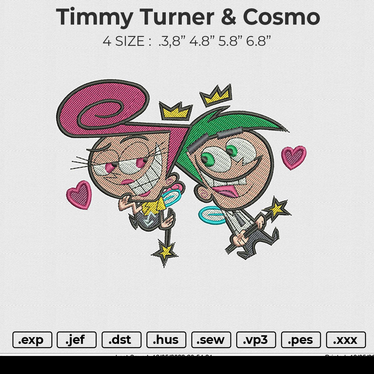 Timmy Turner & Cosmo – embrostudio