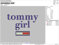 Tommy Girl Embroidery