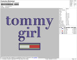 Tommy Girl Embroidery