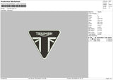 Triumph L Embroidery File 6 sizes