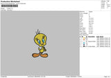 Tweety0802 Embroidery FIle 6 sizes