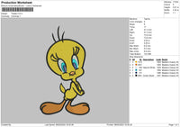 Tweety0802 Embroidery FIle 6 sizes