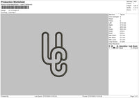 Uc V2 Fill And Outline Embroidery File 6 sizes