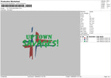 Up Town Embroidery File 6 sizes