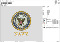 Navycircle Embroidery File 6 sizes