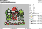 Sin Ti Xmas Embroidery File 6 sizes