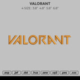 Valorant Embroidery