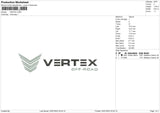 Vertex Embroidery 2 Files