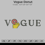 Vogue Donut