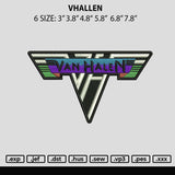 Vhallen Embroidery File 6 sizes