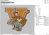 Vleck Tiger Embroidery File 6 sizes