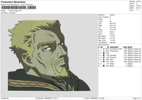 Vinland Saga Embroidery File 6 sizes