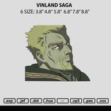 Vinland Saga Embroidery File 6 sizes