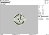 Visionz Embroidery File 6 sizes