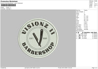 Visionz Embroidery File 6 sizes