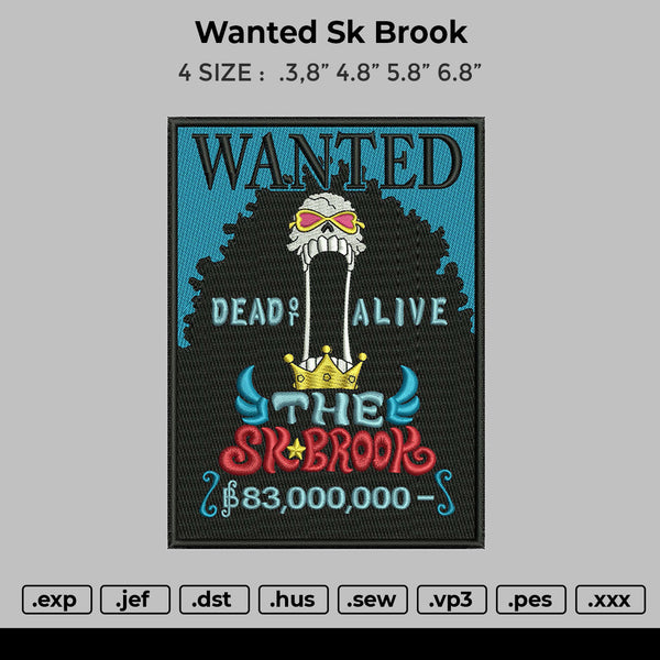 Wanted SK Brook