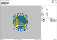 Warriors Embroidery