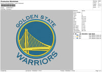 Warriors Embroidery