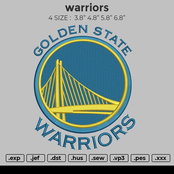 Warriors Embroidery