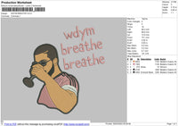 WDYM Breathe Embroidery