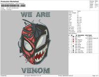 We Are Venom Embroidery