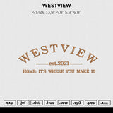 WESTVIEW Embroidery