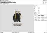 Brothers W Embroidery File 6 sizes