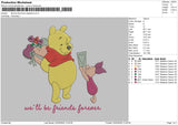 Poohflowers 0203 Embroidery File 6 sizes