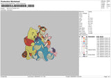 Winnie N Friends 02 Embroidery File 6 sizes