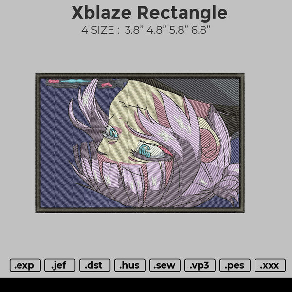 Xblaze Rectangle Embroidery