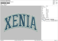 Xenia Embroidery