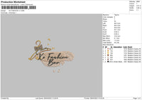 Xo Fashion V1 V2 Embroidery 2 Files