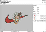 Swoosh Rapp03 Embroidery File 6 sizes