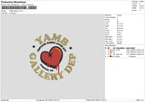 Yamb G Embroidery File 6 sizes