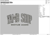 Yamb S V3 Embroidery File 6 sizes