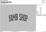 Yamb S v4 Embroidery File 6 sizes