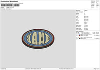 Yamb V4 Embroidery File 6 sizes