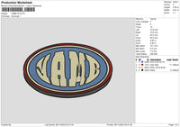 Yamb V4 Embroidery File 6 sizes