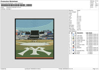 Stadium V2 Embroidery File 6 sizes