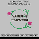 Flowerscircle 0603 Embroidery File 6 sizes