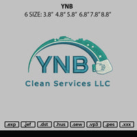 Ynb Embroidery File 6 sizes