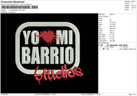 Yo Mi B V6 Embroidery File 6 sizes